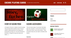 Desktop Screenshot of euchreplayingcards.com